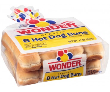 Wonder Classic Hot Dog Buns 12 Oz Bag