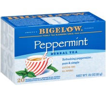 Bigelow Peppermint Herbal Tea Bags .91 Oz Box