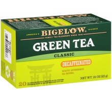 Bigelow Green Tea Decaffeinated Green Decaffeinated Tea Bags .91 Oz Box