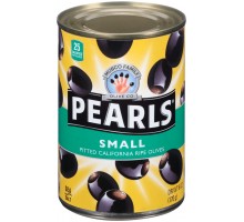 Pearls Small Pitted Ripe Black Olives 6 Oz Can