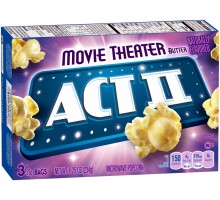 Act II Movie Theater Butter Microwave Popcorn 8.25 Oz Box