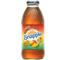 Snapple Takes 2 To Mango Regular Tea 16 Fl Oz Glass Bottle