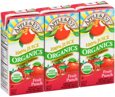 Apple & Eve Organics Fruit Punch 100% Juice 20.25 Fl Oz Carton