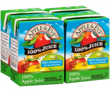 Apple & Eve Apple 100% Juice 16.92 Fl Oz Pack