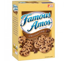 Famous Amos Chocolate Chip Bite Size Cookies 12.4 Oz Box