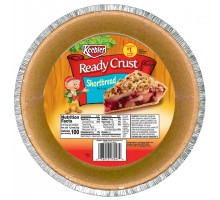 Keebler Ready Crust 9 Inch Shortbread Pie Crust 6 Oz Tin