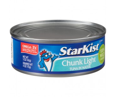 Starkist Chunk Light In Water Tuna 5 Oz Can