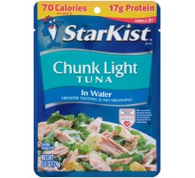 Starkist Chunk Light In Water Tuna 2.6 Oz Peg