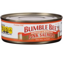 Bumble Bee Wild Alaska Pink Skinless & Boneless In Water Salmon 5 Oz Can