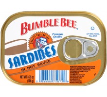 Bumble Bee In Hot Sauce Sardines 3.75 Oz Can