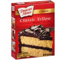 Duncan Hines Classic Yellow Cake Mix 15.25 Oz Box