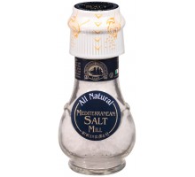 Drogheria & Alimentari Mediterranean Salt Mill Spices 3.17 Oz Glass Bottle