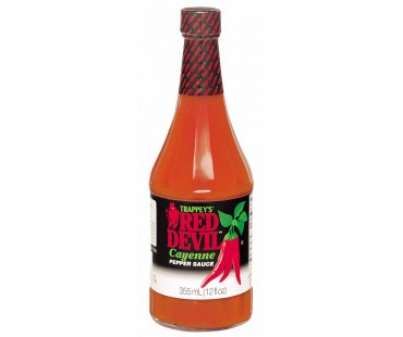 Trappey's Red Devil Cayenne Pepper Sauce 12 Oz Glass Bottle