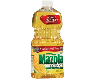 Mazola 100% Pure Corn Oil 32 Fl Oz Plastic Bottle