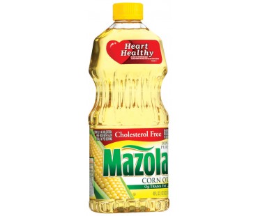 Mazola 100% Pure Corn Oil 40 Fl Oz Plastic Bottle