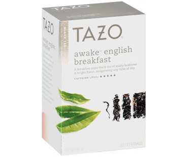 Tazo Black Tea Awake English Breakfast Tea Bags 1.8 Oz Box
