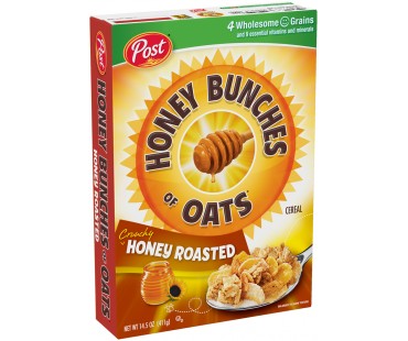 Honey Bunches Of Oats Honey Roasted Cereal 14.5 Oz Box