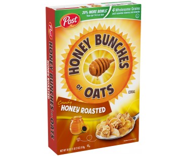 Honey Bunches Of Oats Honey Roasted Cereal 18 Oz Box