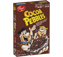 Cocoa Pebbles Chocolate Flavored Rice Cereal 11 Oz Box