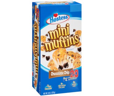 Hostess Chocolate Chip Mini Muffins 8 Oz Box