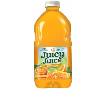 Juicy Juice Orange Tangerine 100% Juice 64 Fl Oz Plastic Bottle