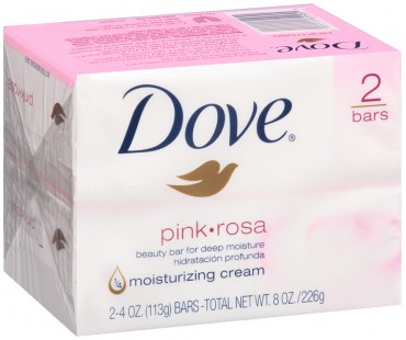Dove Pink Beauty Bar 4 Oz Bar 2 Pack