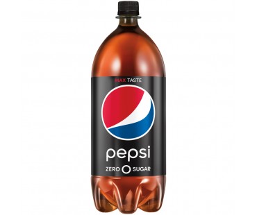 Pepsi Max Zero Calorie Soda 2 Liter Plastic Bottle