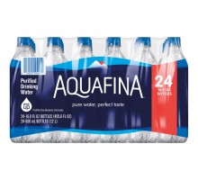 Aquafina Water 16.9 Fl Oz Bottle 24 Pack