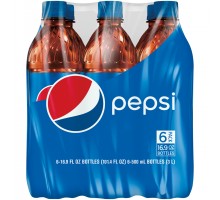 Pepsi Soda 16.9 Fl Oz Bottle 6 Pack Pepsi Soda 16.9 Fl Oz Bottle 6 Pack