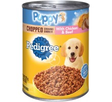Pedigree Puppy Complete Nutrition Chicken & Beef Dinner Wet Dog Food 13.2 Oz Can