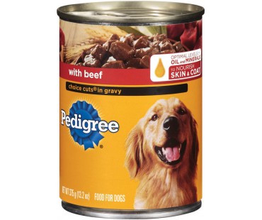 Pedigree Choice Cuts In Gravy With Beef Wet Dog Food 13.2 Oz Can