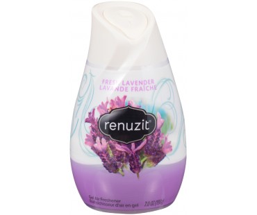 Renuzit Fresh Lavender Gel Air Freshener 7 Oz Plastic Container