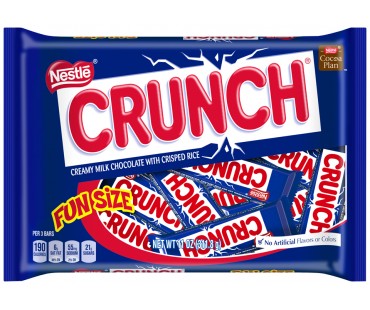 Nestle Crunch Creamy Milk Chocolate With Crisped Rice Chocolate Candy Bars 11 Oz Bag