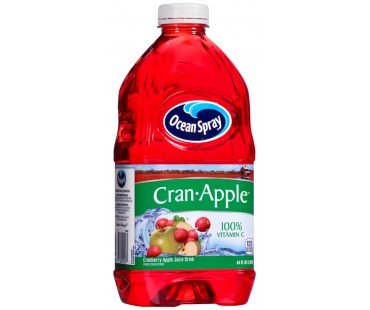 Ocean Spray Cran-Apple Juice Drink 64 Fl Oz Plastic Bottle