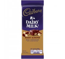 Cadbury Dairy Milk Roast Almond Candy Bar 3.5 Oz Wrapper