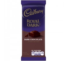 Cadbury Royal Dark Chocolate Candy Bar 3.5 Oz Wrapper