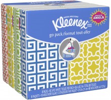 Kleenex Pocket Pack Everyday Tissues 8 Ct Pack