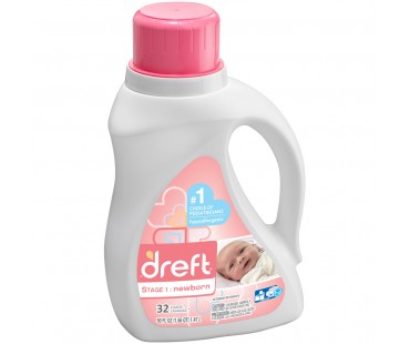 Dreft Stage 1: Newborn Laundry Detergent 50 Fl Oz Plastic Jug