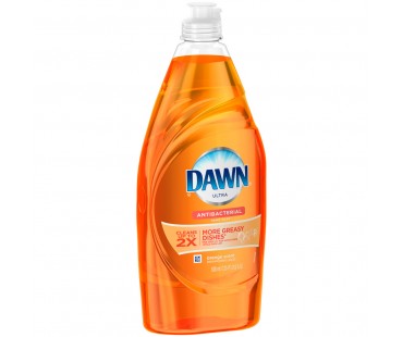 Dawn Ultra Antibacterial Orange Scent Dishwashing Liquid 21.6 Fl Oz Squeeze Bottle