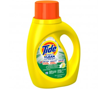 Tide Simply Clean & Fresh Daybreak Fresh Laundry Detergent 31 Fl Oz Plastic Bottle