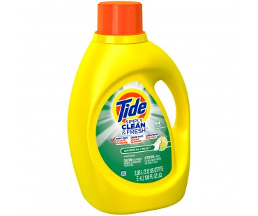 Tide Simply Clean & Fresh Daybreak Fresh Laundry Detergent 100 Fl Oz Plastic Jug