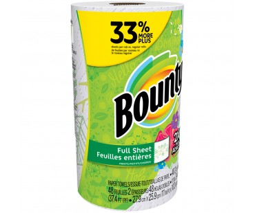 Bounty Full Sheet Prints Paper Towels 1 Ct
