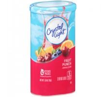Crystal Light Fruit Punch Drink Mix 1.36 Oz Canister
