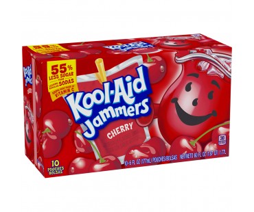 Kool-Aid Jammers Cherry Flavored Drink 60 Fl Oz Box
