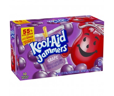 Kool-Aid Jammers Grape Flavored Drink 60 Fl Oz Box