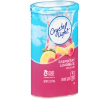 Crystal Light Raspberry Lemonade Drink Mix 1.2 Oz Canister