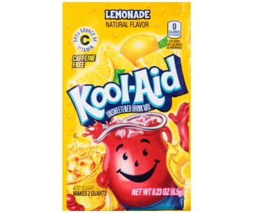 Kool-Aid Lemonade Unsweetened Drink Mix .23 Oz Packet