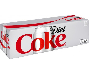 Coke Fridge Pack Diet Soda 12 Fl Oz Can 12 Box