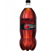Coca-Cola Cherry Zero Soda 2 Liter Plastic Bottle