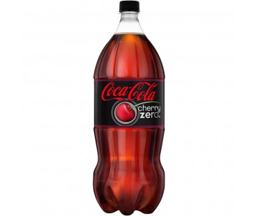 Coca-Cola Cherry Zero Soda 2 Liter Plastic Bottle